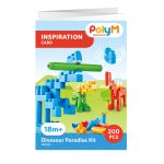 PolyM - Kit Paradisul dinozaurilor (200 piese) - imagine 7