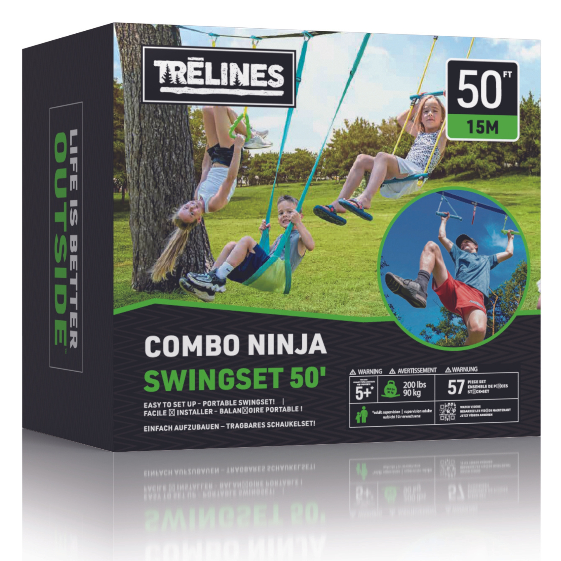 847122_1 Set combo Ninja leagane (15 m) - imagine 1