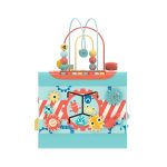 Jucarie din lemn -  Centru de activitati Invata si descopera cu cubul magic - imagine 5