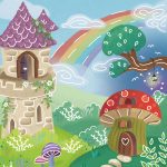 Kit de creat magneti tematica Fantasy - 17 piese - imagine 7