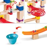 Jucarie din lemn - Marble Run Tricks N Twists (129 piese) - imagine 5
