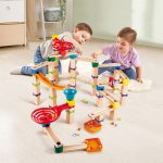 Jucarie din lemn - Marble Run Tricks N Twists (129 piese) - imagine 2