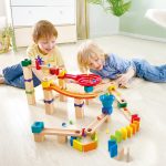 Jucarie din lemn - Marble Run Race Track (81 piese) - imagine 3