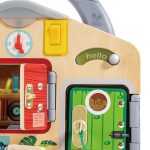 Jucarie din lemn - Placa interactica cu incuietori - imagine 7