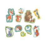 Set 10 puzzle-uri prietenii padurii (18-36 luni) - imagine 2