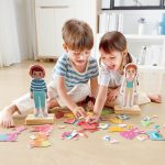 Puzzle magnetic de imbracare (68 piese) - imagine 3