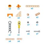 Jucarie din lemn - Kit de pornire pentru experimente (42 piese) - imagine 4