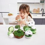 Jucarie din lemn - Set deserturi verzi (8 piese) - imagine 14