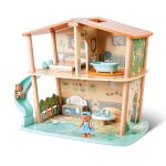 Jucarie din lemn - Casa din jungla a tigrilor (38 piese) - imagine 2