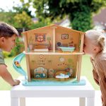 Jucarie din lemn - Casa din jungla a tigrilor (38 piese) - imagine 3