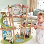 Jucarie din bambus - Casa ursilor Panda (25 piese) - imagine 3