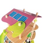 Jucarie din bambus - Casa ursilor Panda (25 piese) - imagine 4