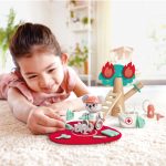Jucarie din lemn- Set de joaca pompieri forestieri (17 piese) - imagine 3
