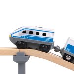 Jucarie - Locomotiva alba alimentata cu baterii - imagine 3
