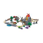 Jucarie din lemn - Tren aventură Dino (61 piese) - imagine 2