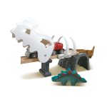 Jucarie din lemn - Tren aventură Dino (61 piese) - imagine 5