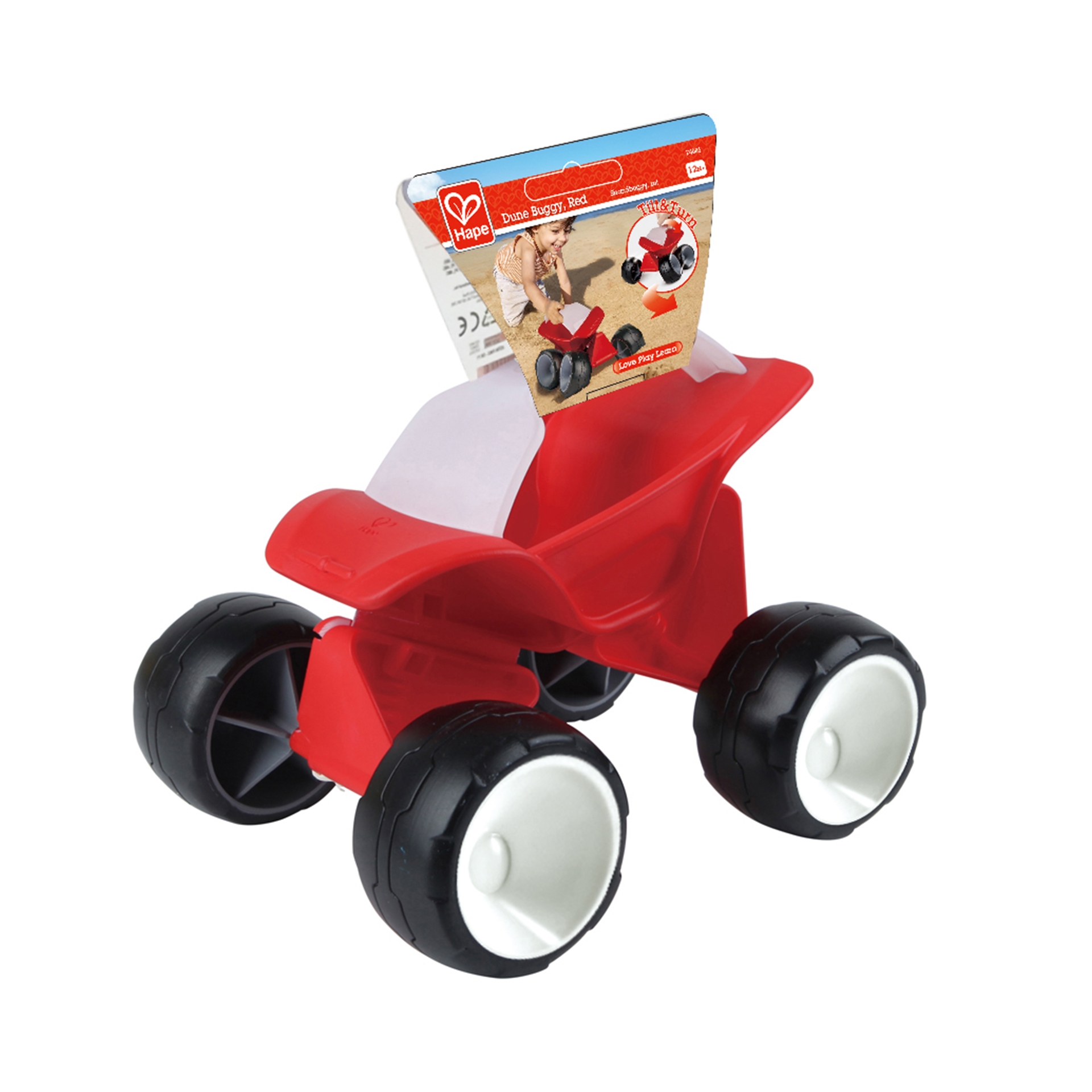 E4086_1 Jucarie de plaja - Dune Buggy rosie - imagine 1