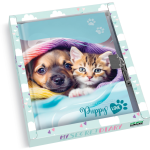Jurnal Puppy, cu cutie cadou, 80 de pagini, 13 x 18 cm (6 buc/display) - imagine 2