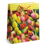 Sacosa Primavara, din hartie cu maner din snur, 17.8 x 23 x 9.8 cm (20 buc/display) - imagine 7