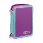 Penar echipat - Color Block Basic cu 3 fermoare (18 markere si 18 creioane colorate) - 13 x 20 x 6.5 cm (12buc/display) - imagine 6