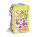 Penar echipat - Colectia pentru fete cu 3 fermoare (18 markere si 18 creioane colorate) - 13 x 20 x 6.5 cm (12buc/display) - imagine 4