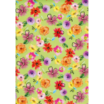 Role hartie ambalat - Flori, 65 g/m2, 70 x 200 cm (30 role/display) - imagine 6