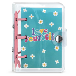 Mini Notebook cu breloc din silicon, 100 pagini liniate, 6.5 x 9.5 cm (12 buc/display) - imagine 6