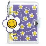 Mini Notebook cu breloc din silicon, 100 pagini liniate, 6.5 x 9.5 cm (12 buc/display) - imagine 5
