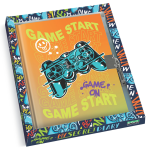 Jurnal Gaming, cu cutie cadou, 80 de pagini, 13 x 18 cm (6 buc/display) - imagine 2