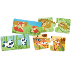Puzzle potriveste perechea - Animale si pui (36 piese) - imagine 4