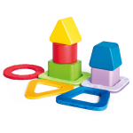 Puzzle din lemn de sortare a culorilor si formelor - imagine 6