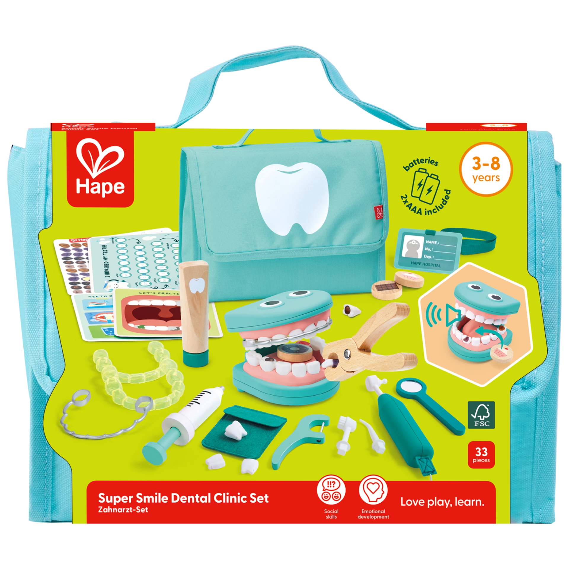 E3227_22 Jucarie - Set clinica dentara Super Smile (33 piese) - imagine 1