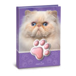 Agenda cu pisicute squishy pe coperta, 100 de pagini personalizate, 13 x 18 cm (12 buc/display) - imagine 5