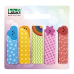 Bloc notes adeziv index, Fantasie, din plastic (72 blistere/display) - imagine 4