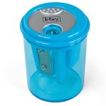 Ascutitoare de creion cu 3 gauri si container transparent, 4 culori (24 buc/display) - imagine 3