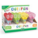 Foarfeca Cut & Fun, 13 cm si desene fantasy pe lama (32 buc/display)