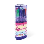 Pixuri cu sclipici parfumat, in carcasa, 12 culori (12 buc/display) - imagine 5
