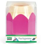 Suport creioane si pixuri, sub forma de creion, 4 culori disponibile (blister) - imagine 7