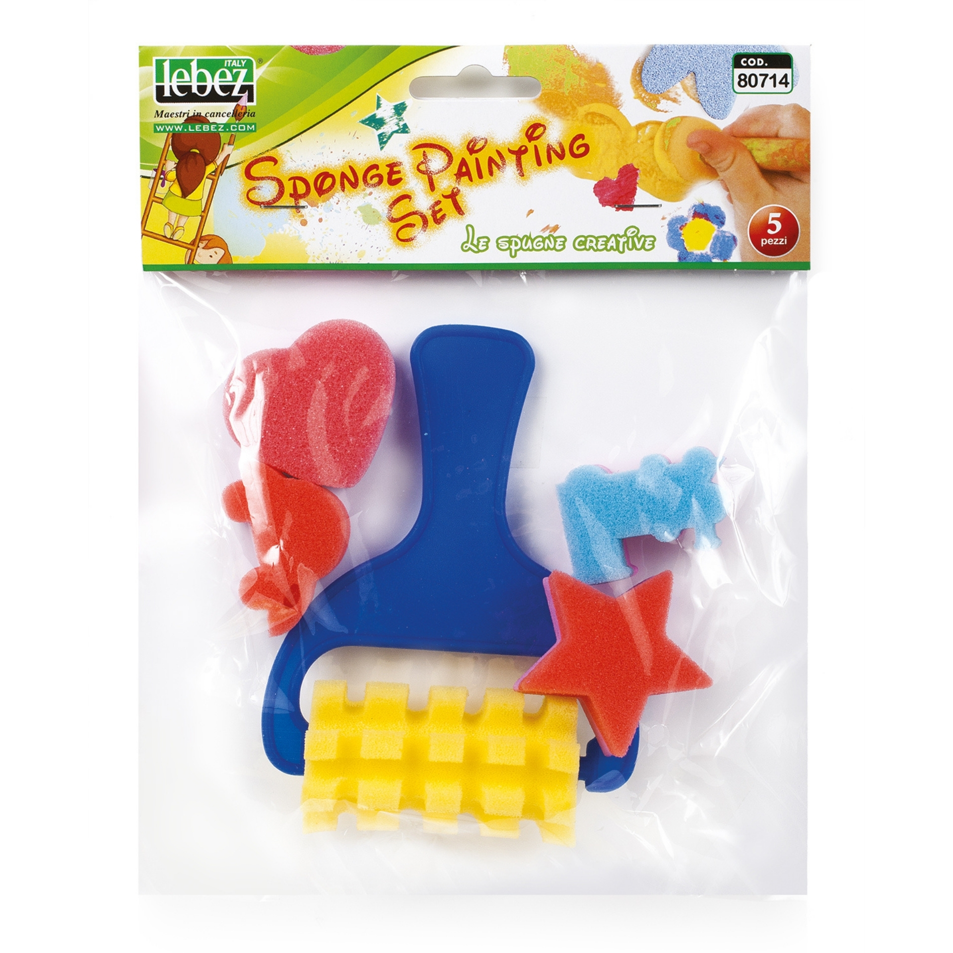 80714 Pensula, set 5 buretei (blister) - imagine 1