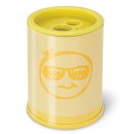 Ascutitoare de creion cu 2 gauri si container Pastel, 6 modele (24 buc/display) - imagine 4