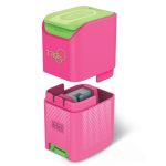 Ascutitoare de creion cu 3 gauri, Trio, cu container, 3 culori (24 buc/display) - imagine 2