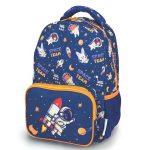 Rucsac Fantasy, cu 2 compartimente cu fermoar din poliester foarte rezistent, 29 x 22 x 10 cm (4 modele) - imagine 2