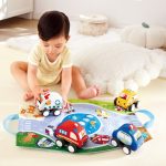 Set de masini de plus cu Pull-Back - imagine 3