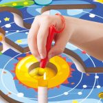 Jucarie din lemn - 2 in 1 Space Maze & Tangram Board - imagine 4