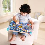 Jucarie din lemn - 2 in 1 Space Maze & Tangram Board - imagine 2