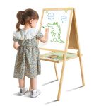 Sevalet din bambus pliabil, fata-verso cu accesorii (13 piese) - imagine 4