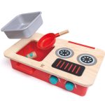 Jucarie din lemn - Mini bucatarie cu chiuveta (7 piese) - imagine 7