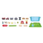 Jucarie din lemn - Trenul rural (41 piese) - imagine 5