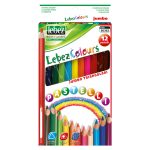Set 12 creioane colorate jumbo, triunghiulare