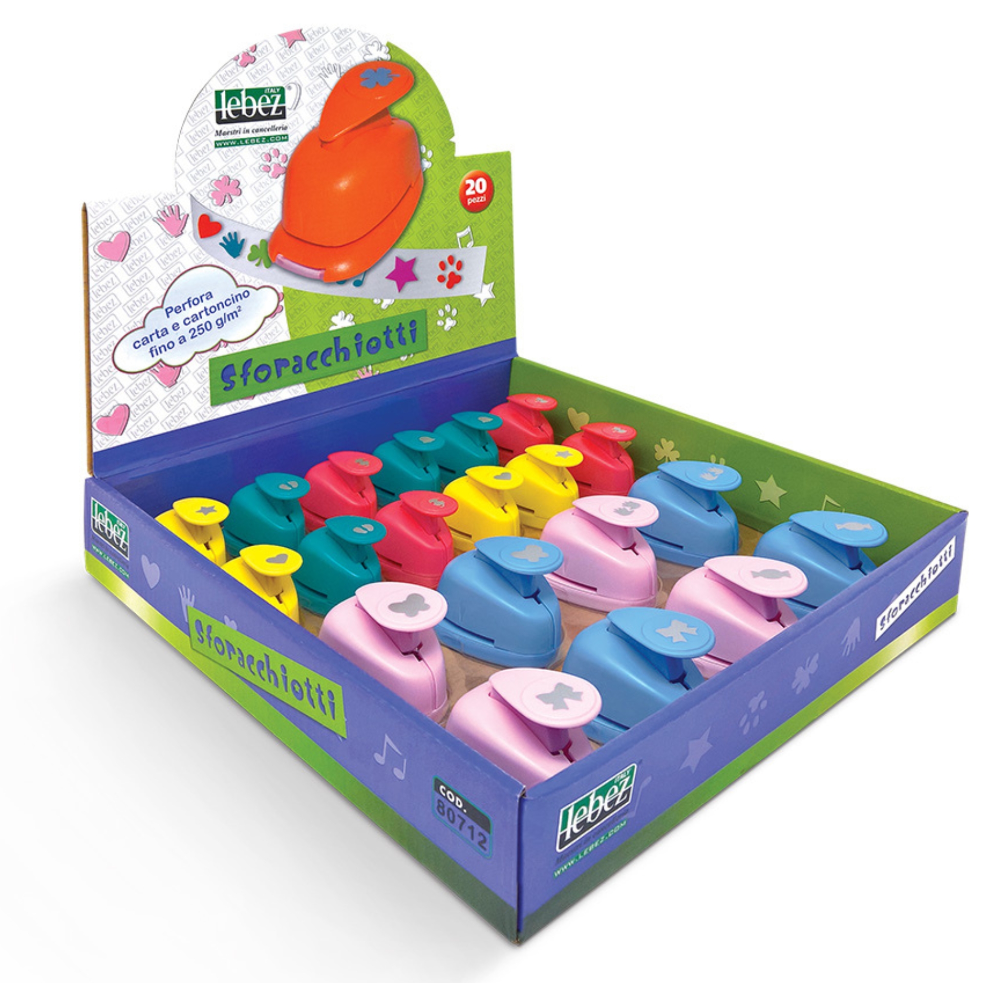 81712_1 Perforatoare diverse forme (20 buc/display) - imagine 1